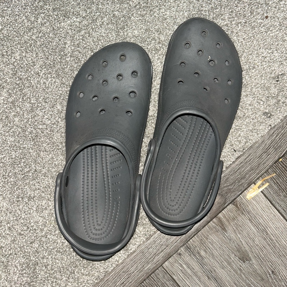 Classic Black Slip-On Clog Sandals
